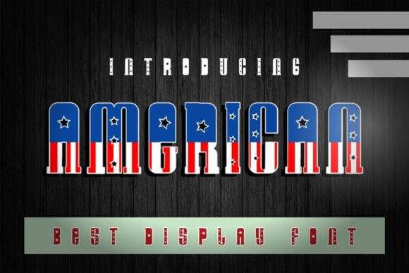 American: A Retro-Styled Display Font for Bold Branding
