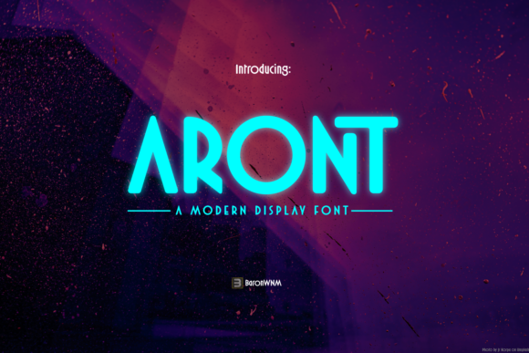 Aront Display Font for Web Design