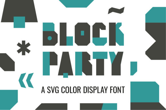 Block Party Font for Handmade Creations