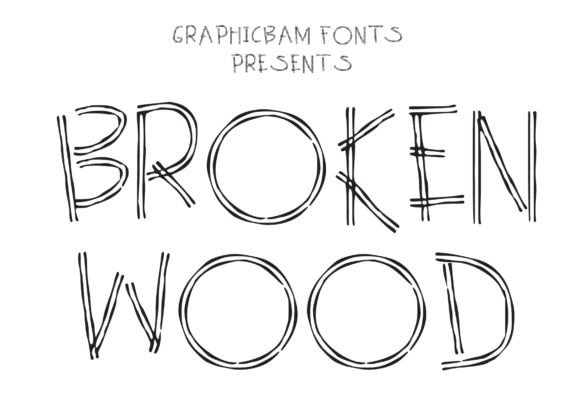 Broken Wood: A Display Font for Bold Editorial Design