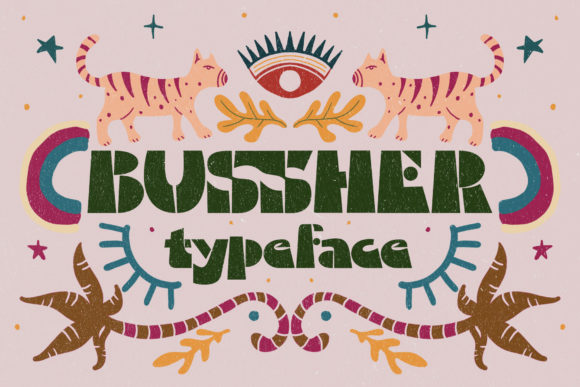 Bussher: A Bold Display Font for Impactful Branding