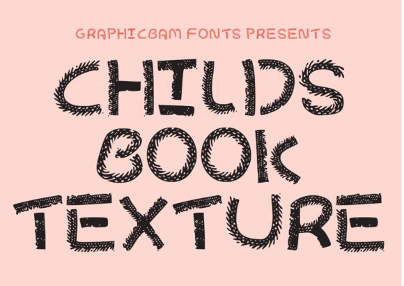 Child’s Book Texture: A Playful Font for Editorial Design
