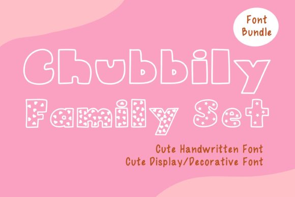 Chubbily Family Set: A Playful Font for Engaging Campaigns