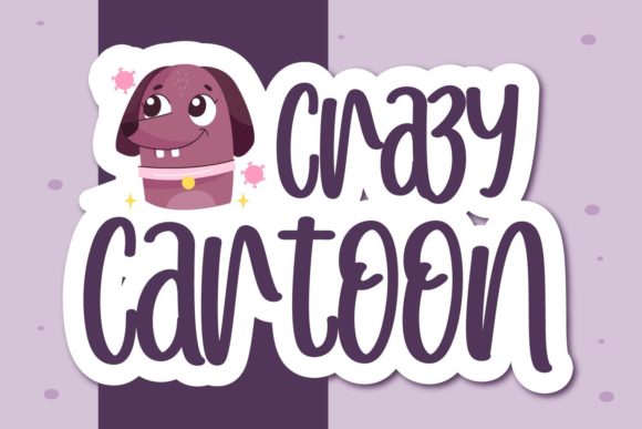 Crazy Cartoon Font for Web Design Projects