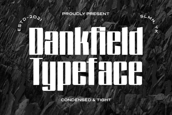 Dankfield Display Font for Handmade and Commercial Projects