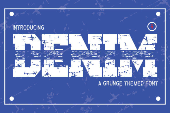 Denim Font Review: A Bold Display Typeface for Branding