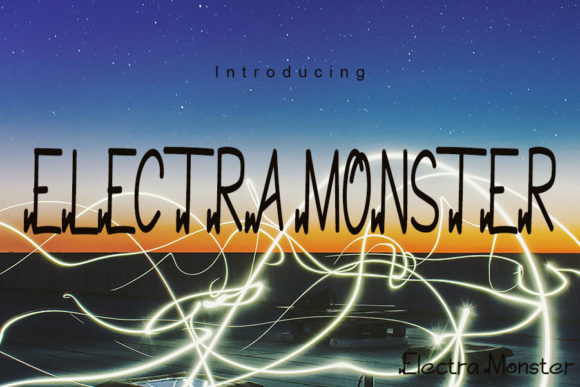 Electramonster: A Unique Display Font for Web Projects