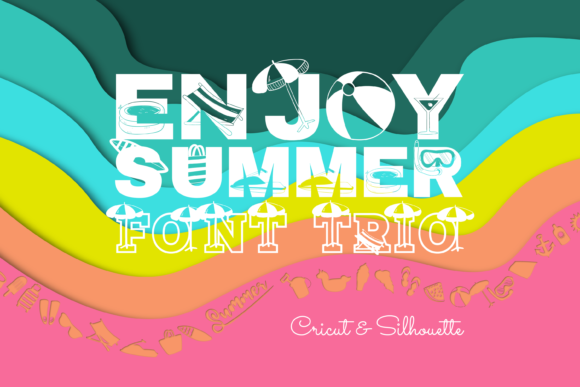 Enjoy Summer Trio: A Playful Font for Creative Projects