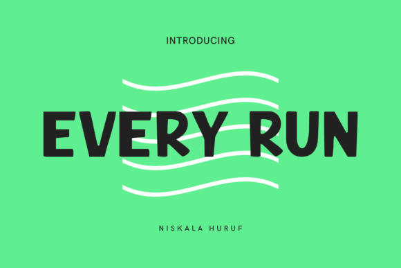 Every Run Font for Business Branding