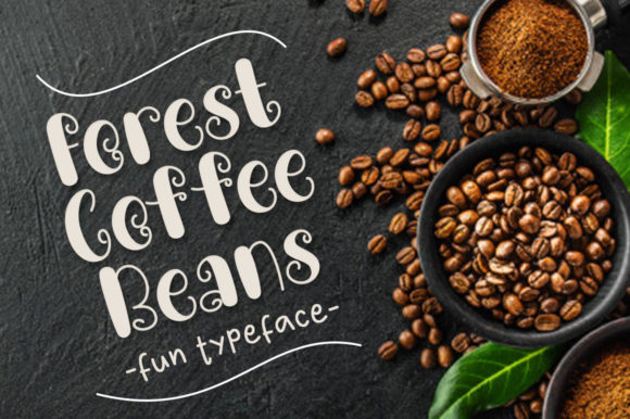 Forest Coffee Beans Font for Business Branding