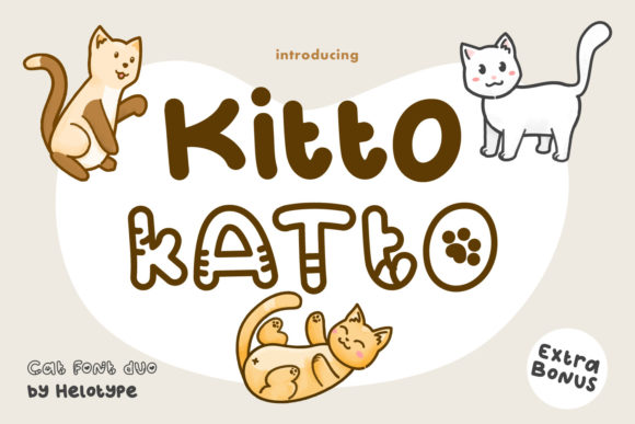 Kitto Katto: A Playful Font for Creative Branding Projects
