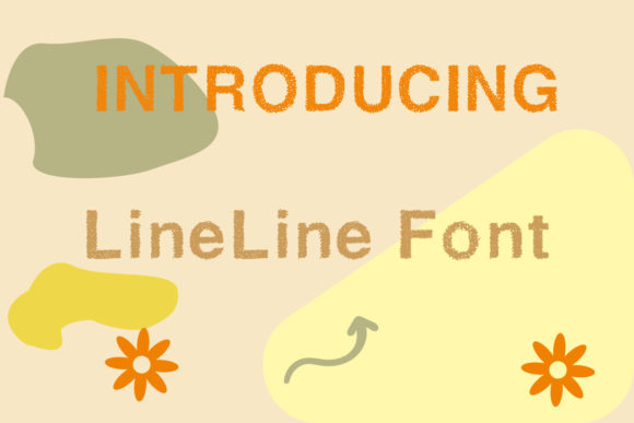 Line Line: A Bold Display Font for Creative Branding