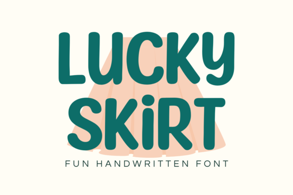 Lucky Skirt Font for Handmade Creations