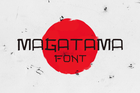 Magatama: A Japanese-Inspired Display Font for Modern Web Design