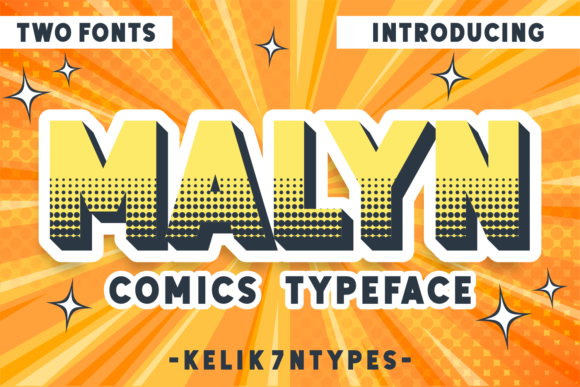 Malyn: A Bold Display Font for Creative Branding