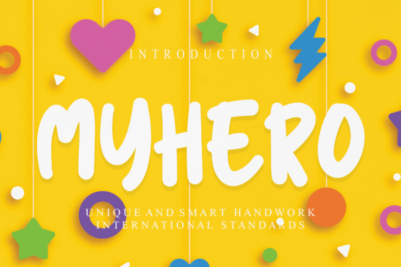 Myhero Font for Web Design and Brand Identity