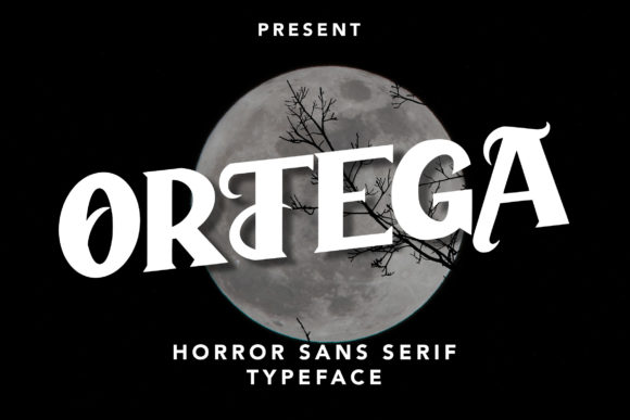 Ortega: A Bold Display Font for Modern Editorial Design