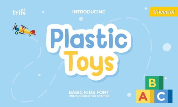 Plastic Toys Font for Bold Campaign Designs