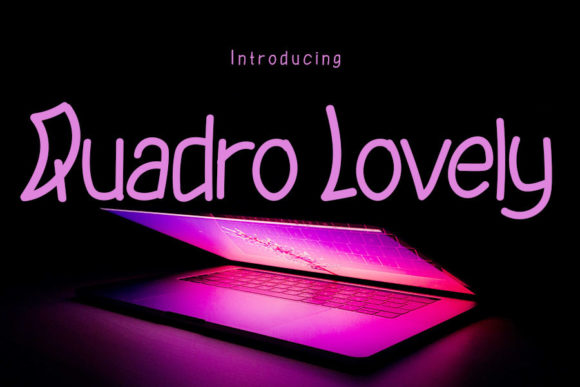 Quadro Lovely: A Whimsical Typeface for Editorial Design