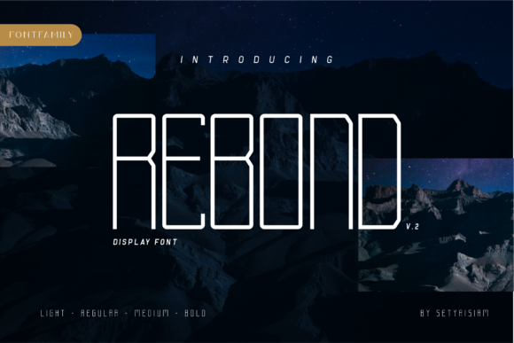 Rebond: A Display Font for Bold Brand Statements