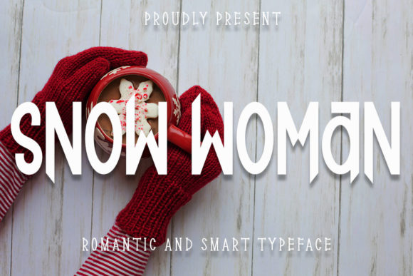 Snow Woman Font for Bold Web Design
