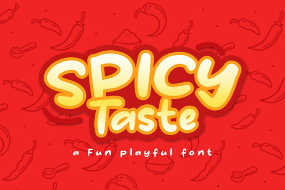 Spicy Taste Font for Handmade Creations