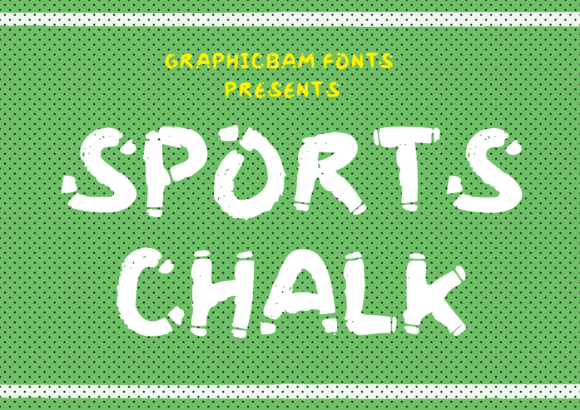 Sports Chalk Font for Dynamic Visuals