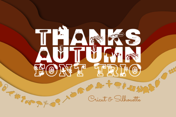 Thanks Autumn Trio Font for Seasonal Branding
