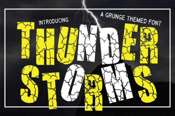Thunderstorms Font Review for Real Projects