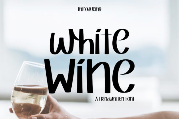 White Wine Font for Web Design